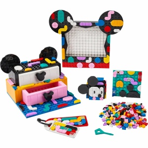 LEGO DOTS, Caseta Mickey Mouse si Minnie Mouse pentru proiecte scolare, 669 piese - Img 2