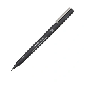 Liner 0.4 Negru UNI PIN-200, pe baza de apa