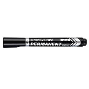Marker Permanent Negru Varf Rotund 2.5mm Deli
