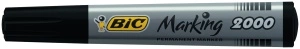 Marker Permanent Negru Varf Rotund 2000 Bic