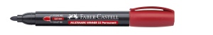 Marker Permanent Rosu Varf Rotund Multimark Winner 52 Faber-Castell - Img 2