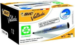 Marker Whiteboard Negru Velleda 1701 Bic - Img 2