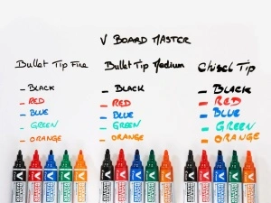 Marker Whiteboard Portocaliu 6mm Varf Rotund Vboard Pilot - Img 4