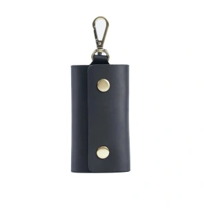 Port Chei Nino Negru Cu Accesoriu Metalic - Img 3