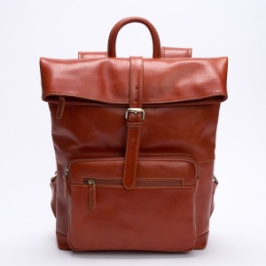 Rucsac Maro-Cognac Inchis Cu Clapa