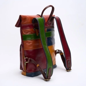 Rucsac Multicolor Inchis Cu Clapa - Img 4