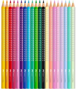 Set Cadou 20 Creioane Colorate Sparkle Butterfly Faber-Castell - Img 7
