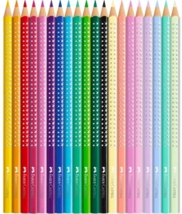 Set Cadou 20 Creioane Colorate Sparkle Butterfly Faber-Castell - Img 7