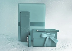 Set Cadou Stilou Sparkle Turcoaz Ocean Metalic Faber-Castell - Img 4