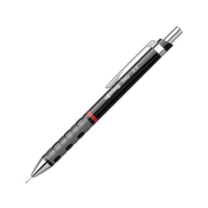Set Rotring Tikky 3 in 1 (0.5 sau 0.7 mm) + Mine + radiera T30 + Caseta cu agenda si etui piele - Img 2