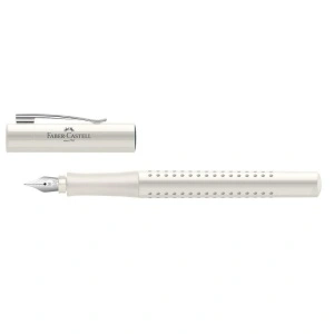 Set Stilou M + Pix grip 2010 Alb Cocos Faber-Castell - Img 2