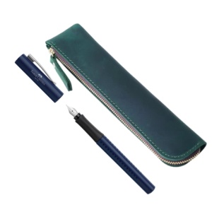 SET Suport + Stilou Faber-Castell Verde