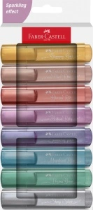 Textmarker Set 8 Metalizat Cutie Carton 2024 Faber-Castell