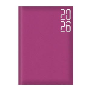 Agenda 2026 Artibest A5 datata, hartie offset alb, coperta fucsia