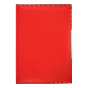 Agenda nedatata lux B5 rosu