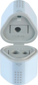 Ascuțitoare Triplă Grip 2001 Bleu Sky Faber-Castell - Img 2