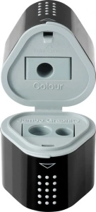 Ascuțitoare Triplă Grip 2001 Neagră Faber-Castell - Img 2