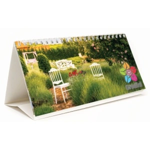 Calendar de birou cu imagini Gradini