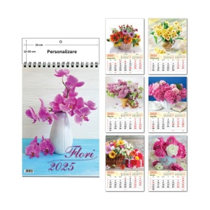 Calendar de perete Unicart Flori, A3