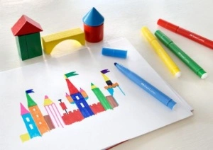 Carioca 24 Culori Jumbo Faber-Castell - Img 3