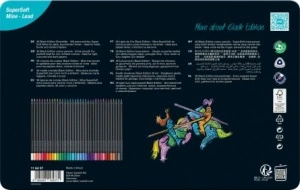 Creioane Colorate 36 Culori Black Edition Cutie Metal Faber-Castell - Img 3