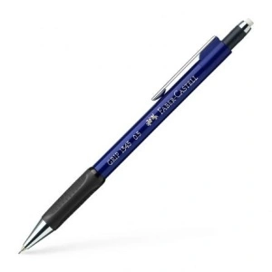 Creion Mecanic 0,5mm Albastru Metalizat Grip 1345 Faber-Castell