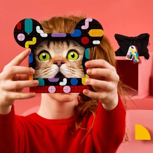 LEGO DOTS, Caseta Mickey Mouse si Minnie Mouse pentru proiecte scolare, 669 piese - Img 3