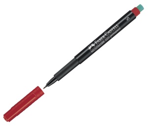 Marker Permanent Rosu S Multimark Faber-Castell - Img 2