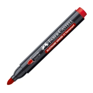 Marker Permanent Rosu Varf Rotund Multimark Winner 52 Faber-Castell
