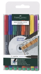 Marker Permanent Set 8 S Multimark Faber-Castell