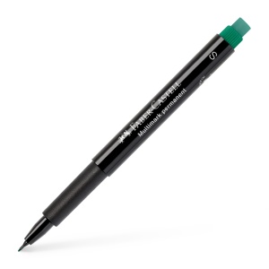 Marker Permanent Verde S Multimark Faber-Castell - Img 1