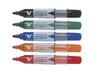 Marker Whiteboard 5/Set 6mm Varf Rotund Vboard Pilot - Img 2