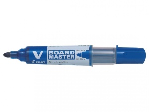 Marker Whiteboard Albastru 6mm Varf Rotund Vboard Pilot - Img 1