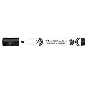 Marker Whiteboard vf Rotund Negru W20 Faber-Castell - Img 2