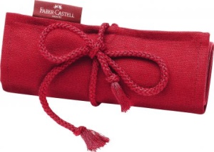 Rollup 18 Creioane Colorate Grip + Ascuțitoare Sleeve Faber-Castell - Img 3