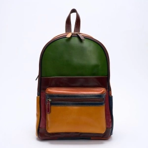 Rucsac Multicolor Cu Buzunare Aplicate