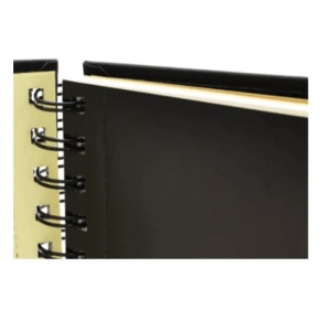 Sketchbook UNI Posca 1, A5, 96pag, cu spira, 3 tipuri de hartie (negru / alb / kraft) - Img 4