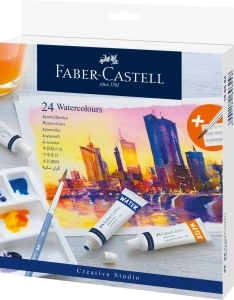 Tempera Acuarele 24 Culori 9ml Faber-Castell