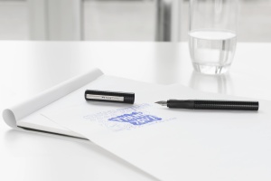 Blister Stilou Scolar Negru + 6 Cartuse Faber-Castell - Img 2