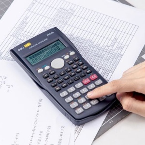 Calculator Științific 12Dig 240F 82MS Deli - Img 4