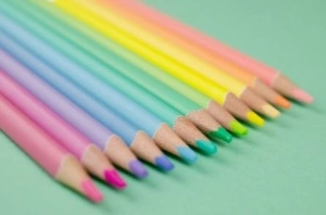Creioane Colorate 12 Culori Pastel Triunghiulare - Img 2