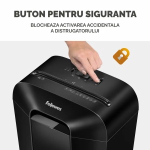 Distrugator documente Fellowes, Powershred LX50 9 coli - Img 4