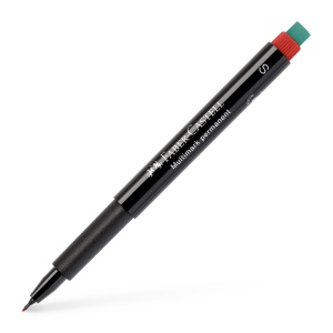 Marker Permanent Rosu S Multimark Faber-Castell