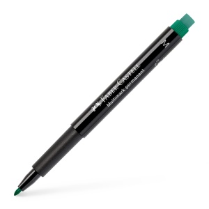 Marker Permanent Verde M Multimark Faber-Castell - Img 1
