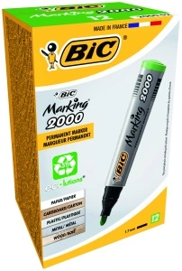 Marker Permanent Verde Varf Rotund 2000 Bic - Img 3