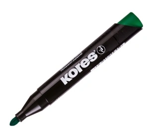 Marker Permanent Verde Varf Rotund 3mm Kores - Img 2