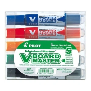 Marker Whiteboard 5/Set 6mm Varf Rotund Vboard Pilot