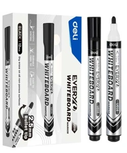 Marker Whiteboard Negru 2.5mm Deli - Img 2