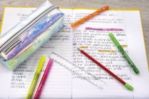 Penar Etui Tubular Glitter Flip Flop Argintiu Eberhard Faber - Img 2