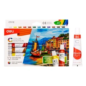 Tempera 12 Culori 12ml Deli